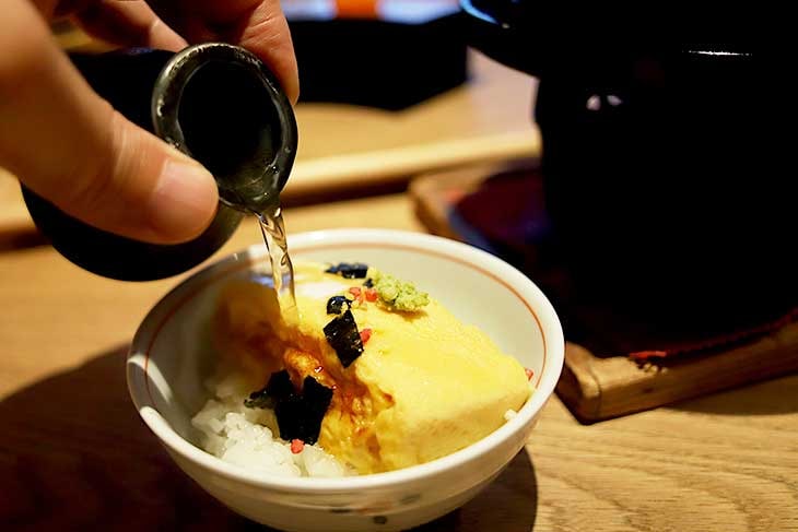 出汁巻き玉子の出汁茶漬けでフィニッシュという心憎い演出