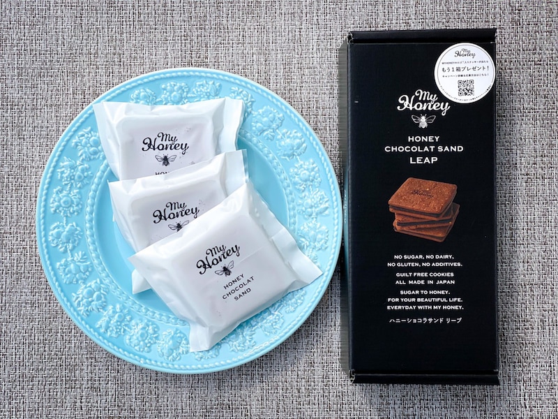 「ハニーショコラサンド リープ」1,990円(5個入)、2,400円(6個入)、4,800円(12個入)