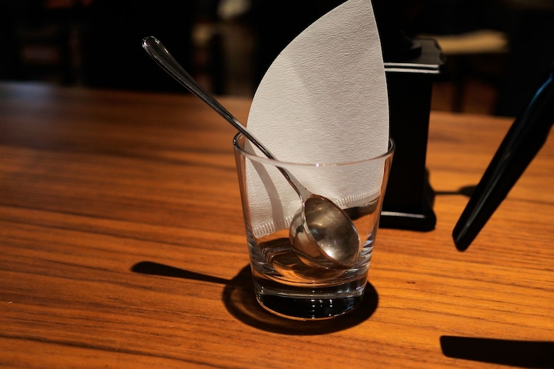 メジャースプーンはあくまでも豆や粉をすくう道具として使う