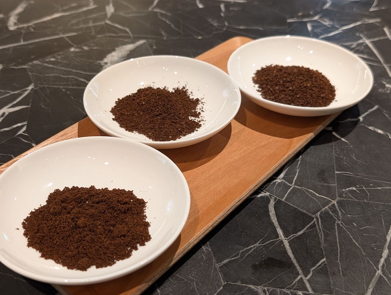カフェラテなら細挽き、自宅でハンドドリップなら中挽きが淹れやすい