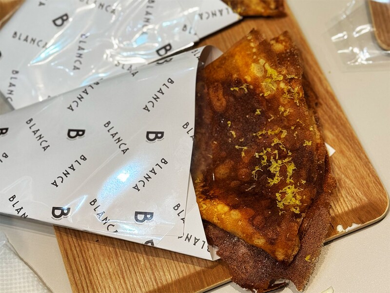 ポップアップショップ限定のクレープ