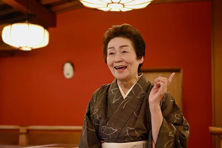 大女将の君江さん