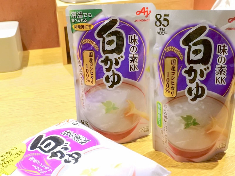 防災月間に考える“ローリングストック”。ロングセラー味の素の「白がゆ」が頼れる理由