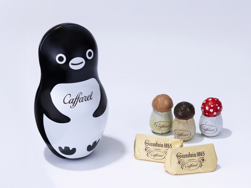 『カファレル』の「Suicaのペンギン ピッコロ缶」5粒入1436円（グランスタ東京／改札内B1 丸の内坂エリア）