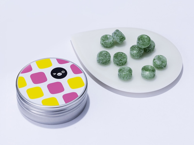 『ヒトツブ カンロ』の「フルーティアロマのど飴 Suica味」1個500円（グランスタ東京／改札内B1 丸の内坂エリア）