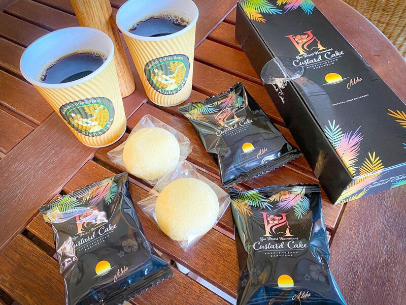 「カスタードケーキ」5個入1000円、8個入1550円