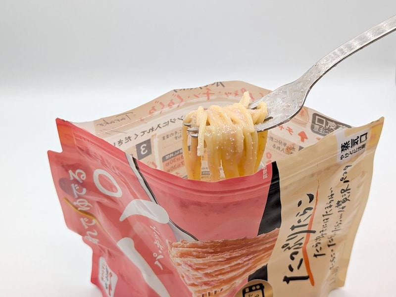 大好物のたらこパスタも電子レンジで作れるとは！ [食楽web]
