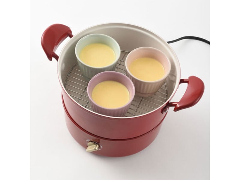 鍋は電源ベースだけでなく、単独でガスコンロやIH機器での調理も可能