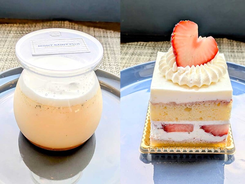 左：「バニラプリン」440円、右：「シャンティフレーズ」770円