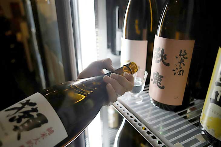 お店の一番人気はやっぱり「獺祭」とのこと