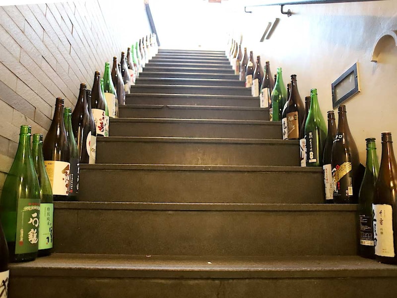 空き瓶を見てるだけでも楽しい地酒の数々
