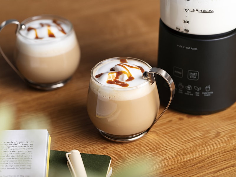 カフェのようなきめ細かいミルクフォームができる