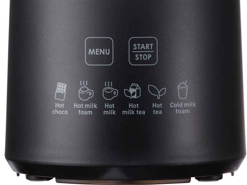 本体側面のMENUボタンで目的のメニューを選択してSTARTボタンを押すだけと操作はシンプル