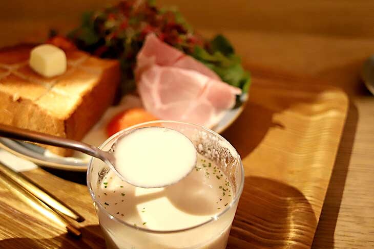 蓮根のポタージュは寒い冬にピッタリ