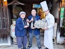 【帝国ホテルの料理長と巡る、京都のサステナブルな食材探しの旅】第二弾は向井酒造＆丸利𠮷田銘茶園へ