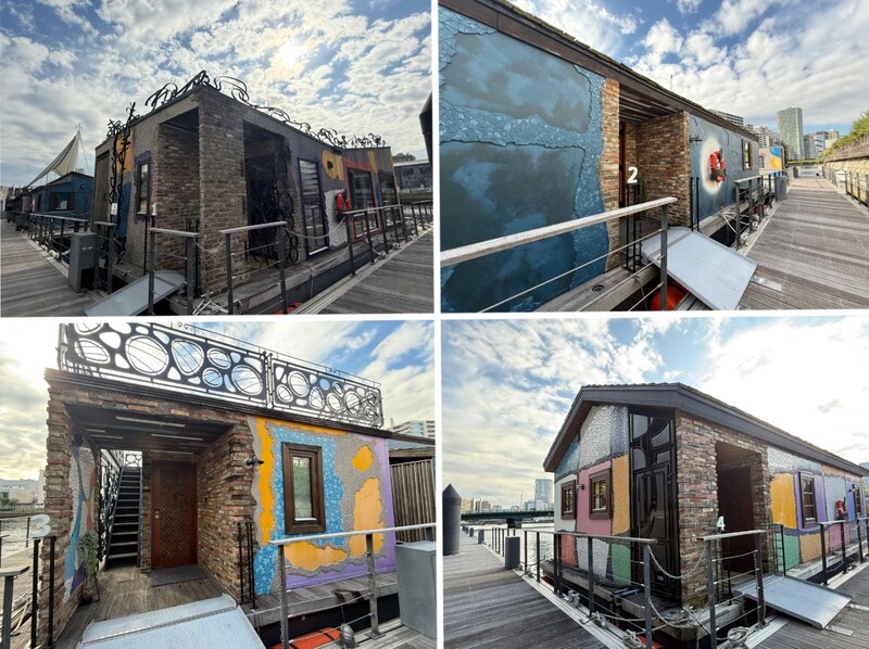 オランダのアムステルダムにある「ボートハウス」をイメージした外観