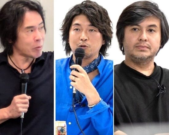 左から海老原嗣生、宮崎謙介、高橋弘樹の各氏