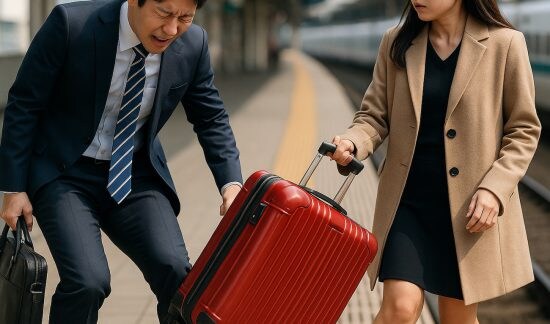 駅で中国人女性のスーツケースに激突…逆ギレした相手に被害者男性が取った“予想外の行動”