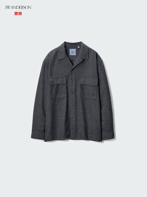 ブラッシュドコットンオーバーサイズシャツ