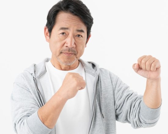 パーカーおじさん