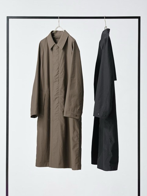 オーバーサイズステンカラーコート