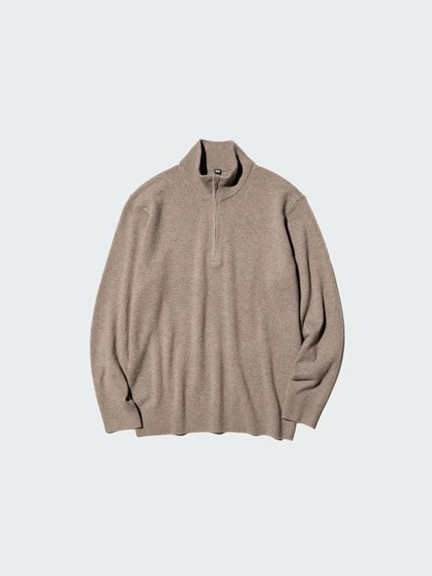 カシミヤタートルネックセーター