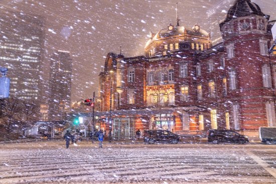 東京に大雪