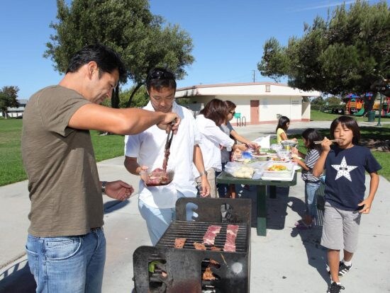最上階で味わうセレブなBBQ