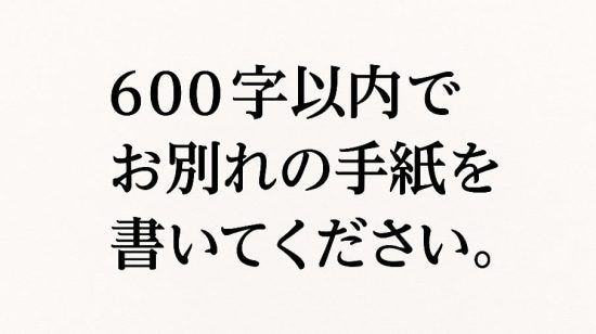 「別れる彼女への手紙を書け」医学部入試で出題されたワケ。ミスマッチに見える問いに込められた“医学教育の狙い”とは