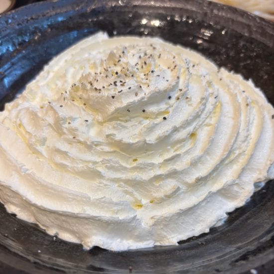 白い明太チーズクリームうどん