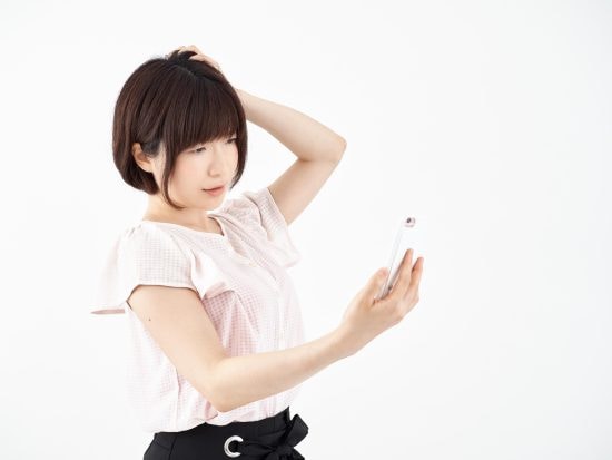 スマホ 女性