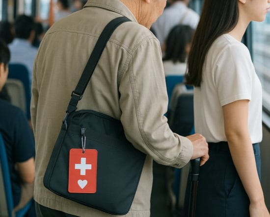 よろめいて隣の女性にぶつかり、謝罪するも睨まれた