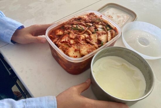 キムチとヨーグルト