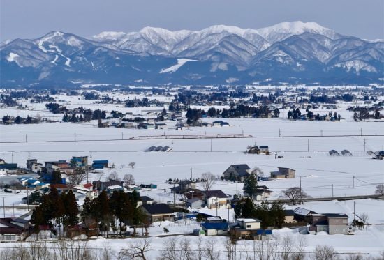 秋田新幹線の風景