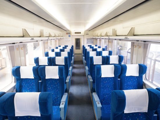 特急列車の客室