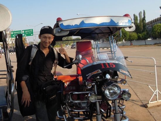 タイとラオスの国境付近