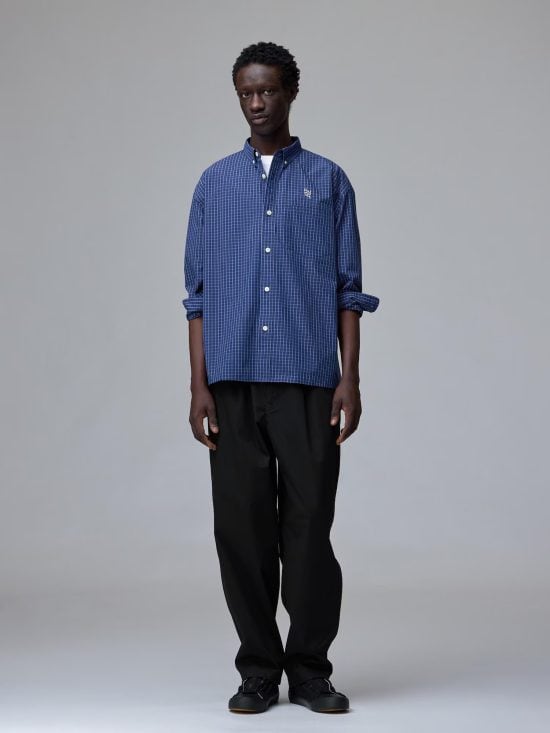 ブロードチェックシャツ