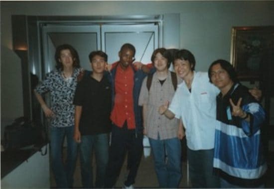 Outside the Ehrgeiz World Championship doors