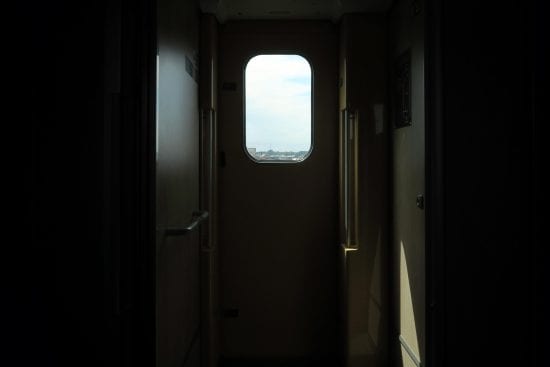 デッキでもずっと会話していた