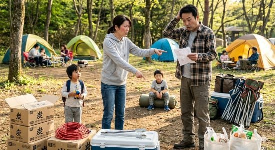 GW、キャンプ場に到着して愕然。まさかの事態に子どもは大泣き、“地獄絵図”に＜GW限定スペシャル＞
