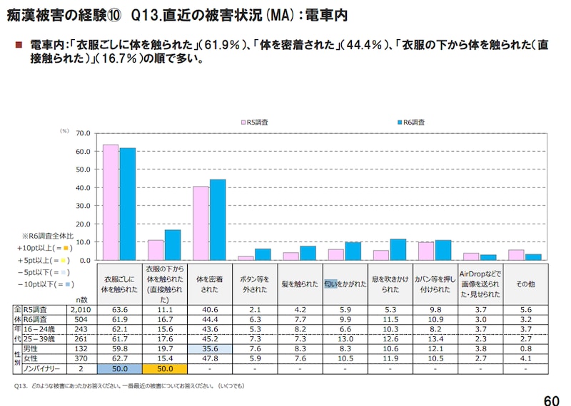 令和6年度 痴漢被害実態把握調査 報告書