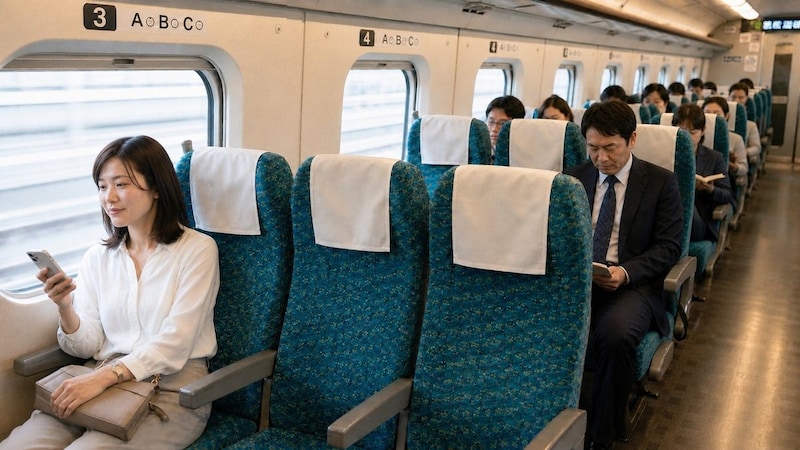 新幹線で“大声通話”を止めないサラリーマン
