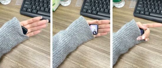 業者から送られてきたカンニングの実践動画