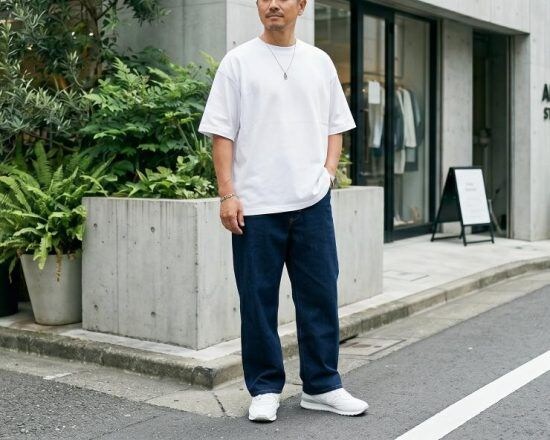 ゆとりのあるサイズ感がトレンド