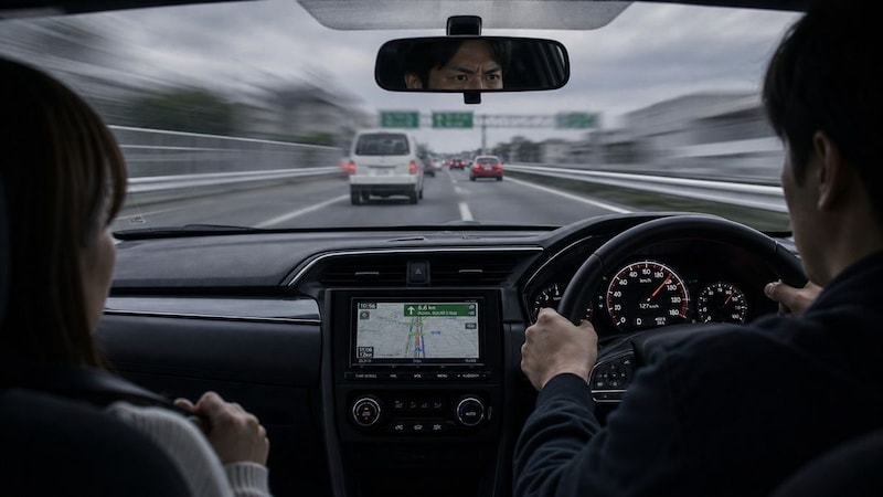 あおり運転イメージ