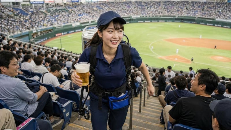 ビールの売り子