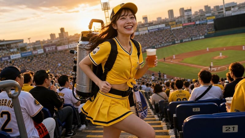 ビールの売り子