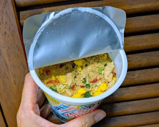 冷しカップヌードル