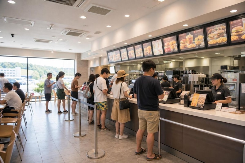 ファストフード店