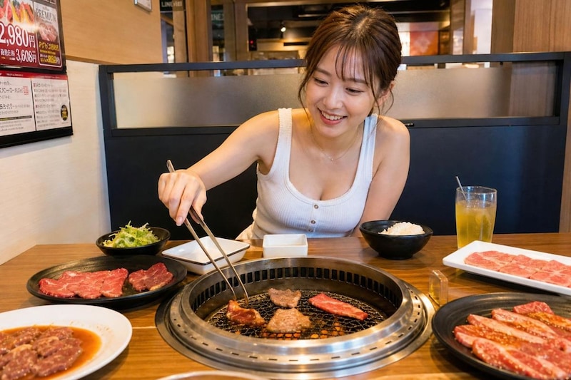 激安焼肉食べ放題店